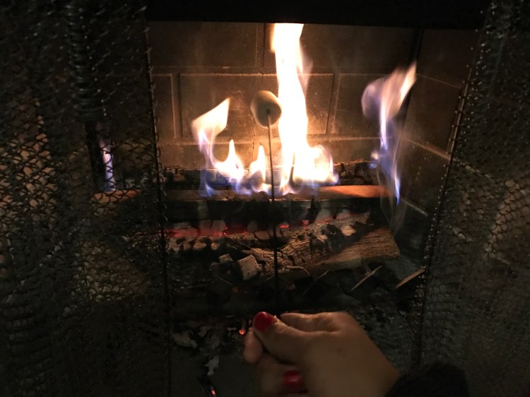 ‘The Fireside is Blazing Bright...’